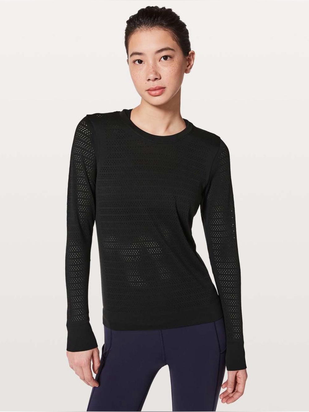 Lululemon Breeze By Long Sleeve *Squad in Black